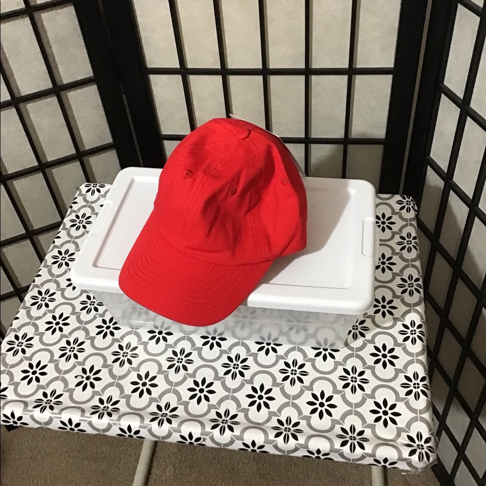 NWT Dalix Youth Baseball Cap H-211-Red